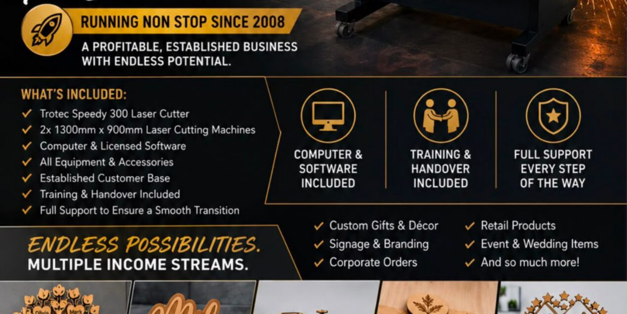 COMPLETE LASER CUTTING BUSINESS